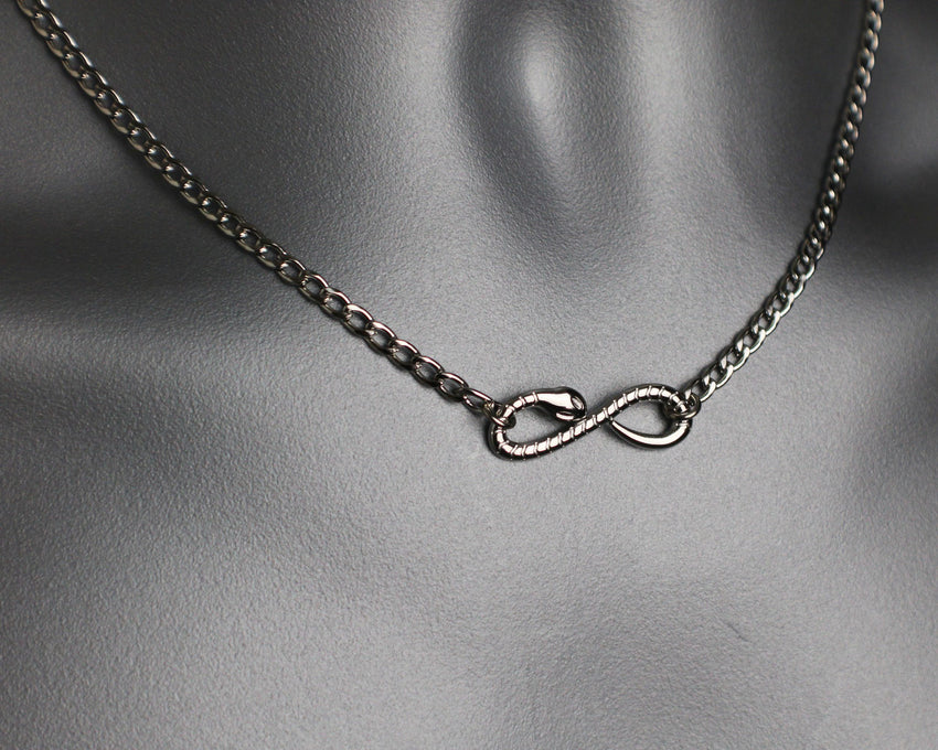 Snake Infinity Necklace
