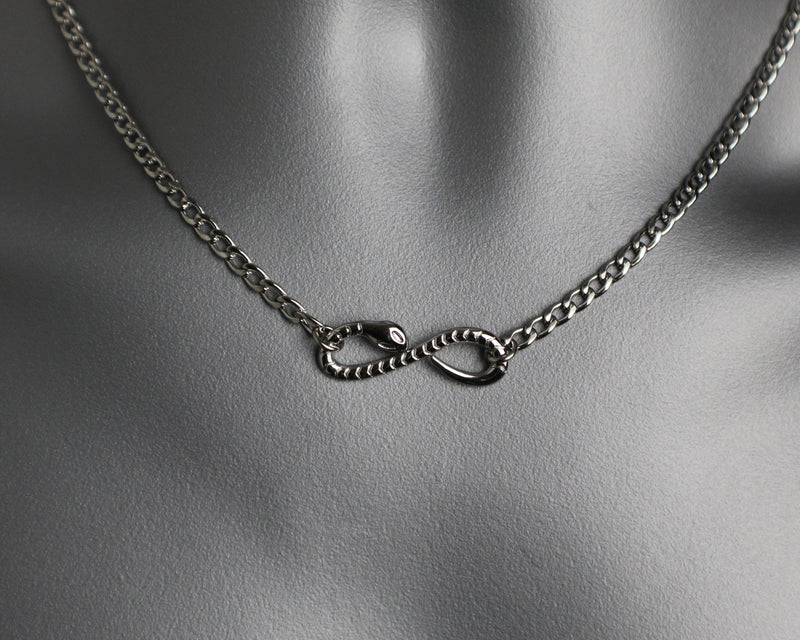 Snake Infinity Necklace