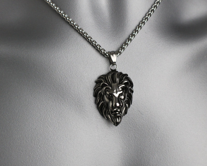Lion Necklace, Gift for Him, Daddy Dom- 24/7 Wear Non-Tarnish