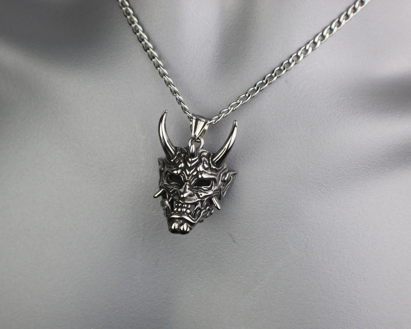 Unique Japanese Devil necklace – Captive Collars