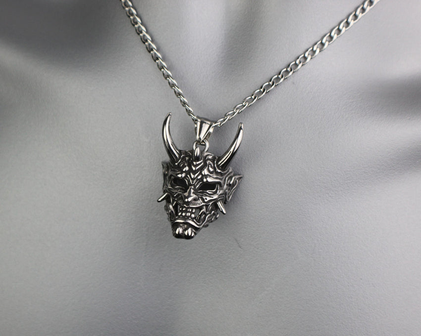 Unique Japanese Devil necklace
