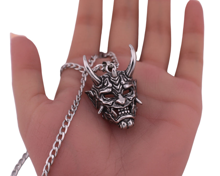 Unique Japanese Devil necklace