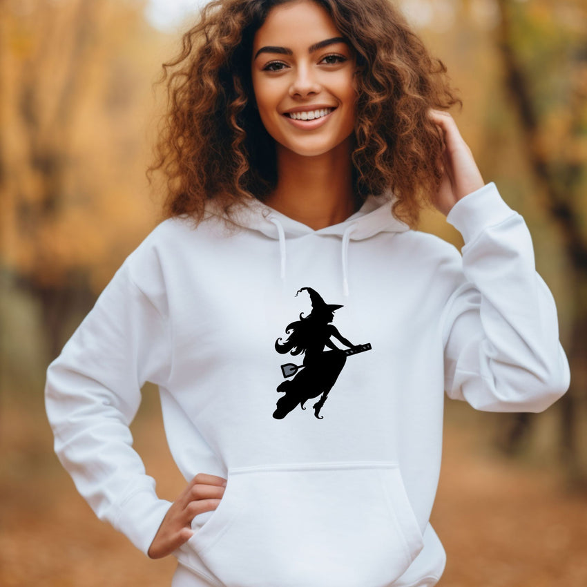 BDSM Halloween Witch Riding Crop Hoodie Sweatshirt