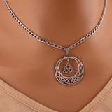 Discreet O Ring Submissive Collar Celtic Necklace
