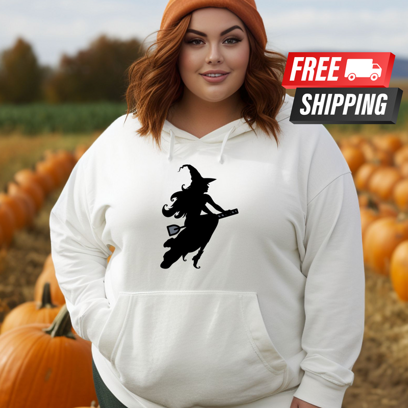 BDSM Halloween Witch Riding Crop Hoodie Sweatshirt