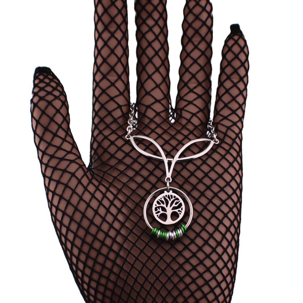 Celtic O ring and tree of life pendant Collars – Captive Collars