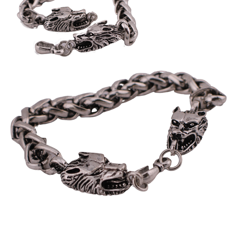 Wolf Chain Bracelet