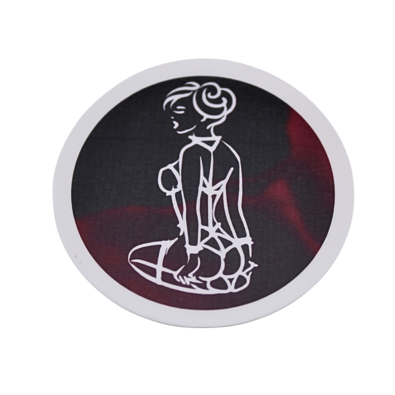 Rope Bondage Sexy Woman Sticker