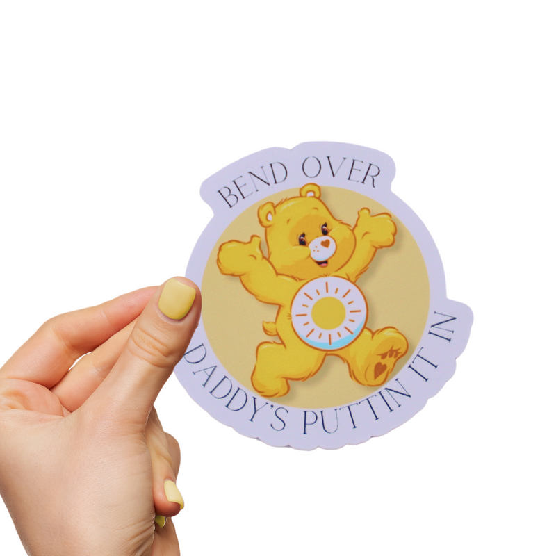 Cute Sweary Bear Stickers Adult Humor Laptop Sticker Car Decal Sassy Decor  Creative Stickers Swear Words Sticker Set 