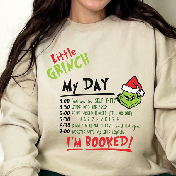 Little Grinch Sweatshirt BDSM DDlg Kinky Christmas Sweater