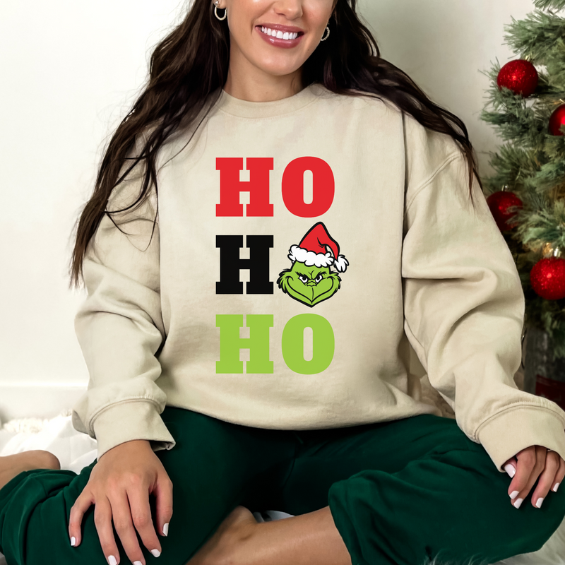Ho Ho Ho Grinch Sweatshirt Sexy Kink Christmas Sweater
