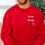 Well Hung Men's Sexy Christmas Sweatshirt