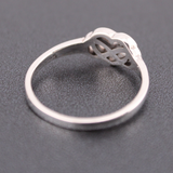 Sterling Silver Celtic Heart and Infinity Ring