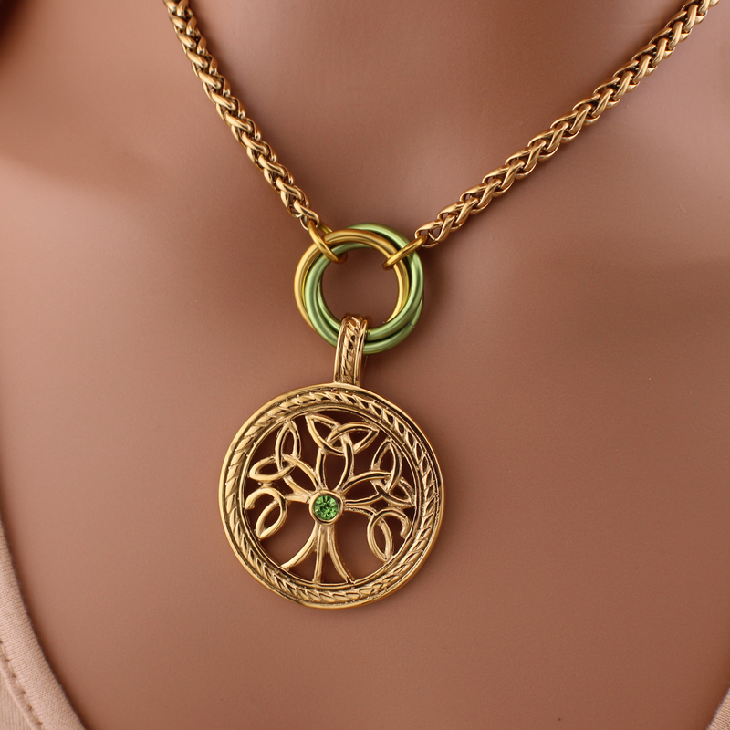 Tree of Life CZ Peridot