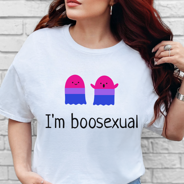 Adorable Bisexual Pride T-shirt Ghosts Pride LGBTQ Gift