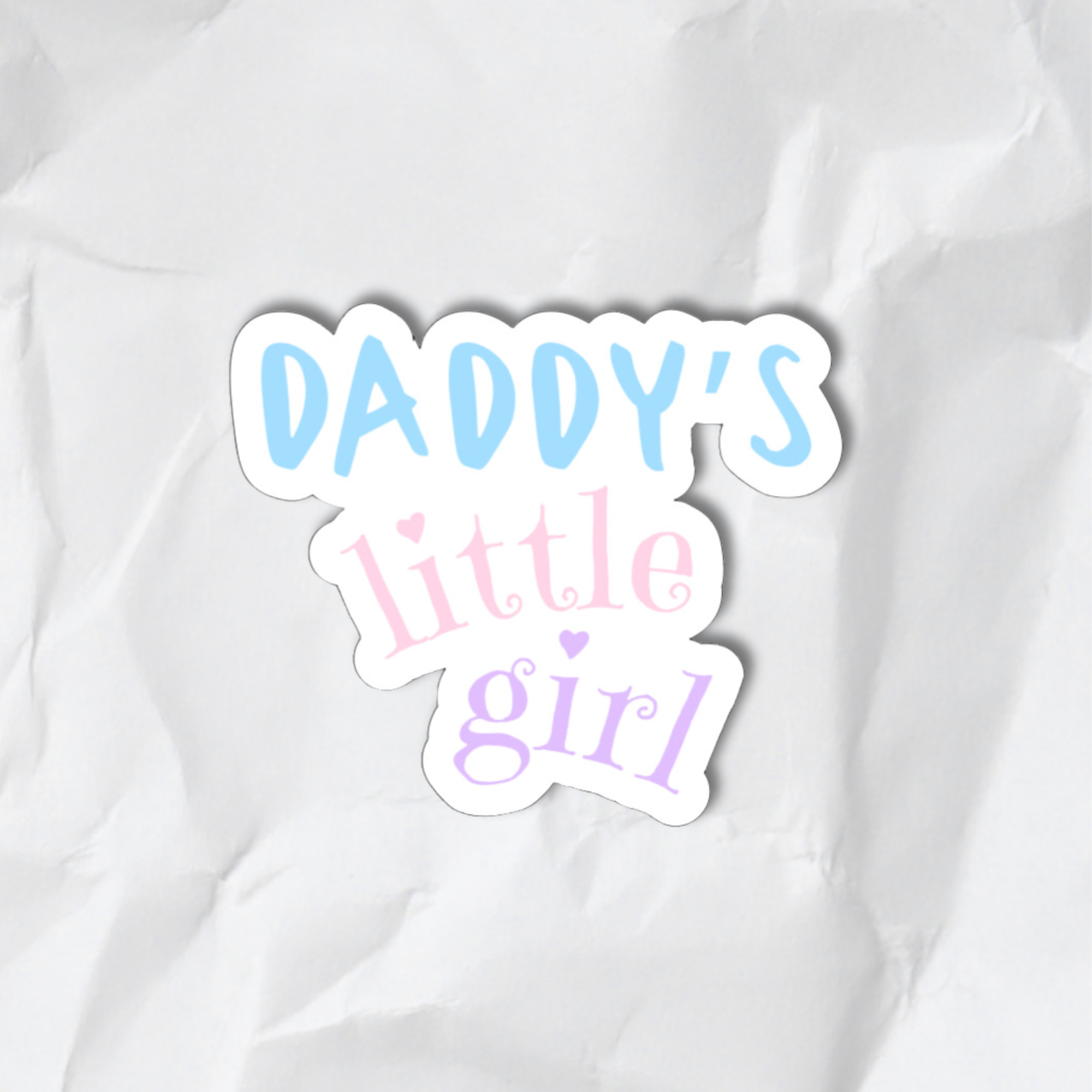 Daddy's Little Girl Sticker – Captive Collars