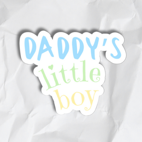 Daddy's Little Boy Sticker