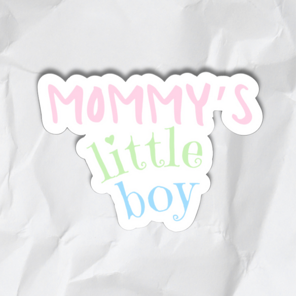 Mommy's Little Boy Sticker