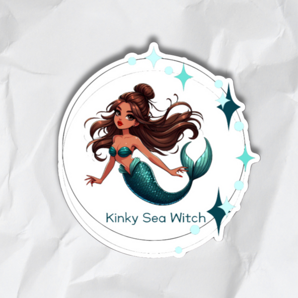 Kinky Sea Witch Mermaid Sticker