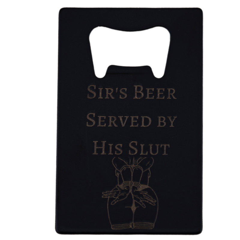 BDSM Beer Opener - Personalized Engraved Bottle Opener