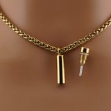 Captive Collars®️ Hidden Key Necklace Fits Captive Lock