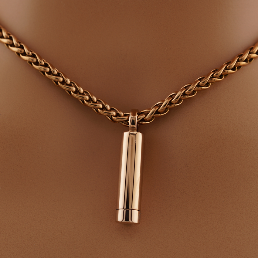 Captive Collars®️ Hidden Key Necklace Fits Captive Lock
