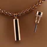 Captive Collars®️ Hidden Key Necklace Fits Captive Lock