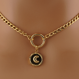 Gothic Witchy – Moon & O-Ring Gold