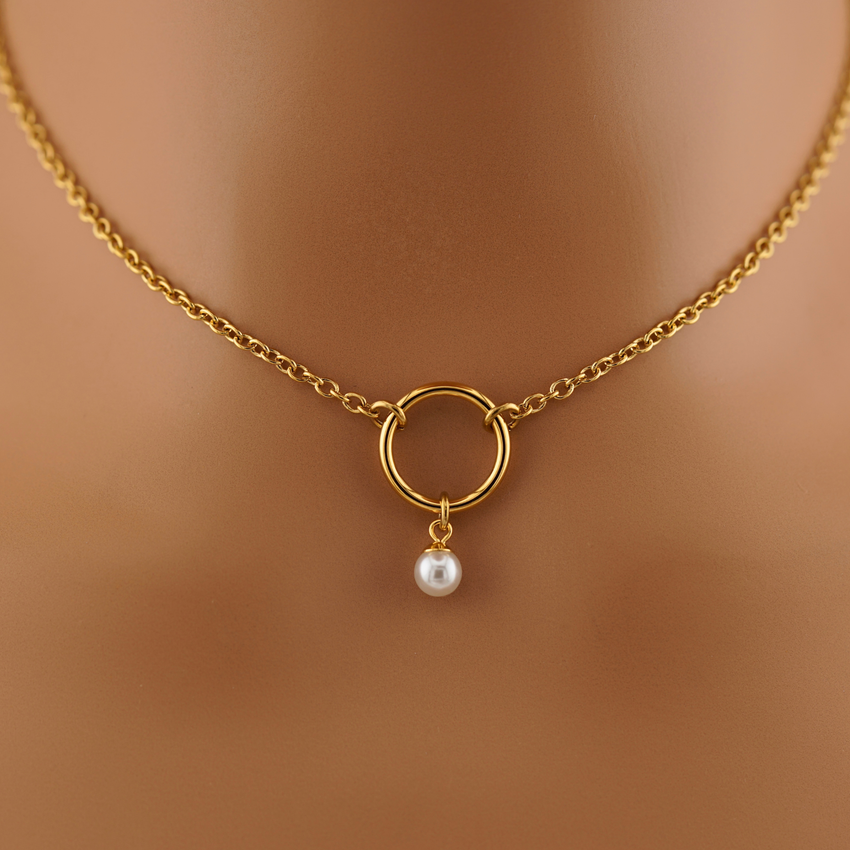 Pearl BDSM Day Collar