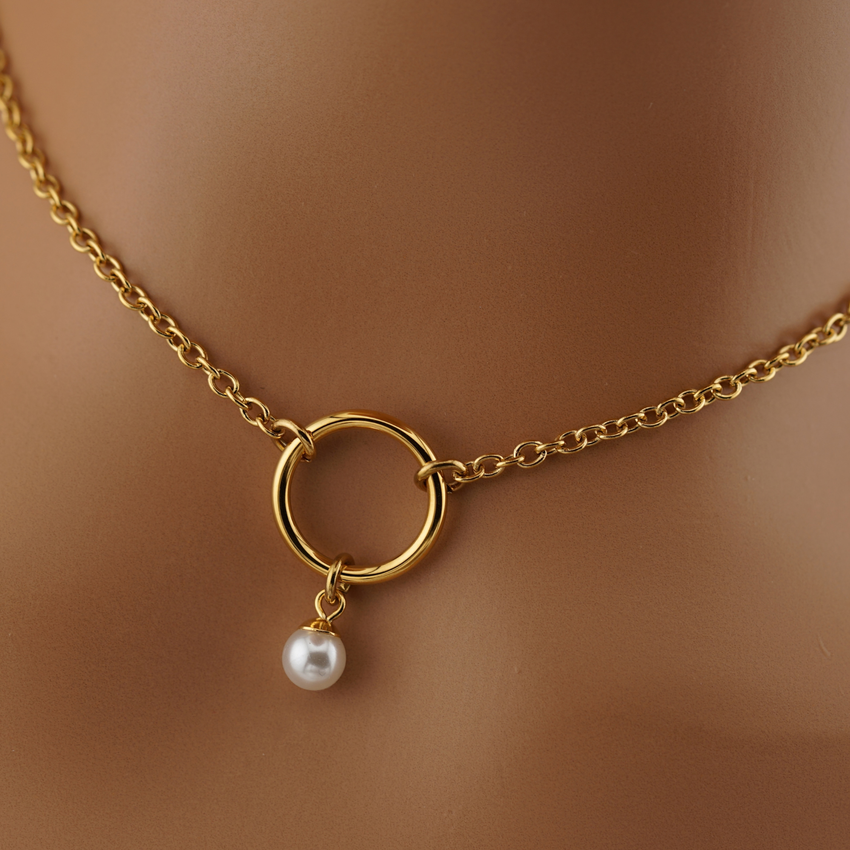 Pearl BDSM Day Collar