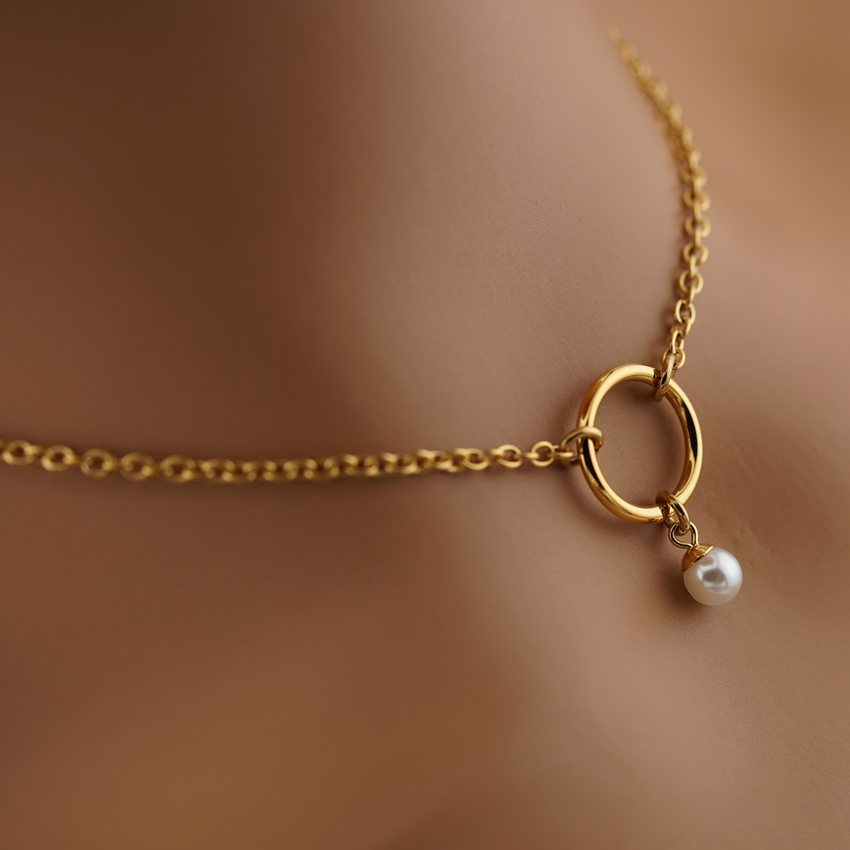 Pearl BDSM Day Collar