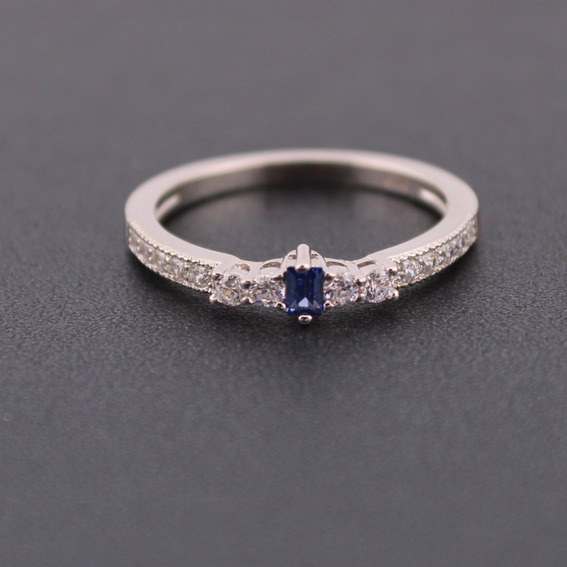 Tanzanite .925 Sterling Silver Ring