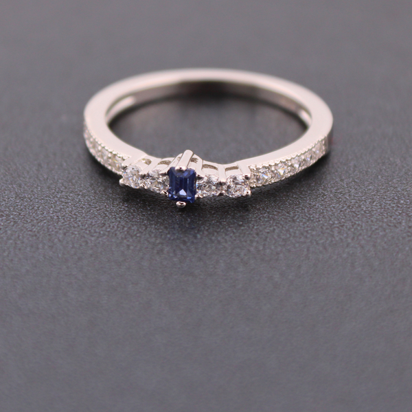 Tanzanite .925 Sterling Silver Ring