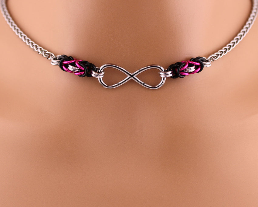 Infinity Chainmaille Sub Collar, 24-7 Wear