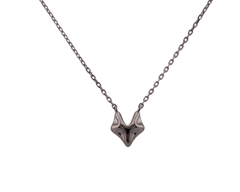 Silver Fox Necklace, Sub Fox Collar, Kink Vixen Gear