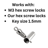 Key Necklace, Hex Key