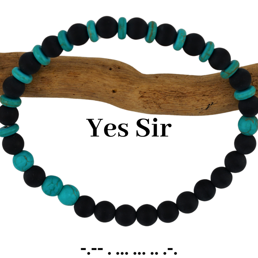 Morse Code Bracelet Set