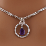 Sterling Silver Amethyst O-Ring