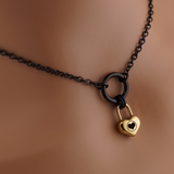 Black O w/ Gold Heart Owned Symbol