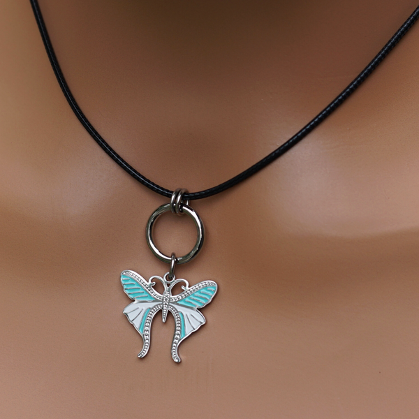 Enamel Butterfly O-Ring Day Collar