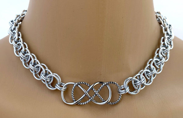 Double Rope Infinity Chainmaille Choker
