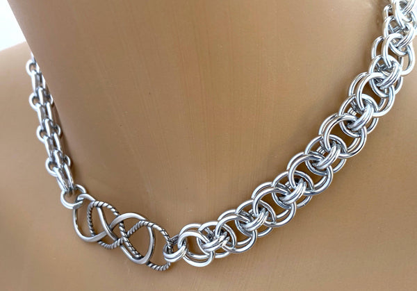 Double Rope Infinity Chainmaille Choker
