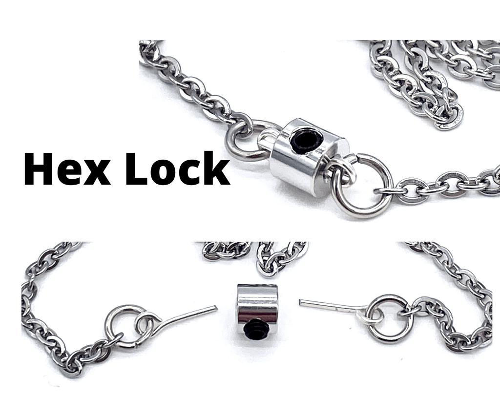 Hex Key Locking Clasp - Serenity in Chains