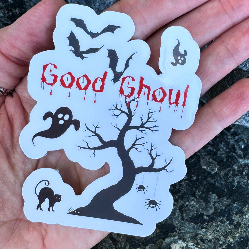 Halloween Good Ghul Sticker