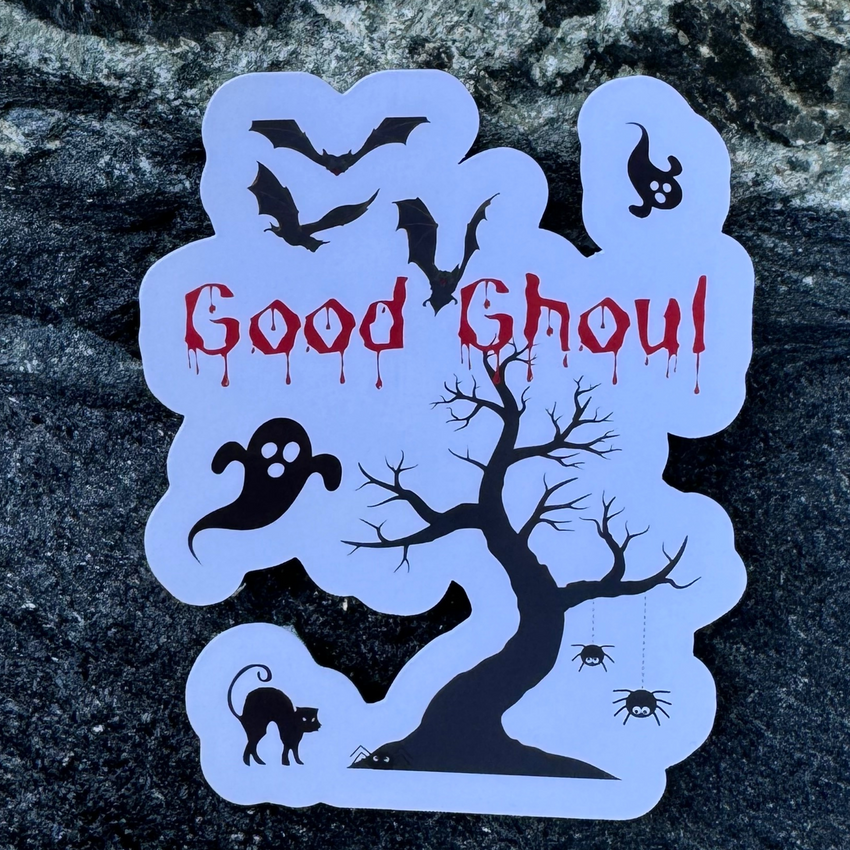 Halloween Good Ghul Sticker