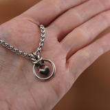 O Ring on Chainmaille w/ Heart