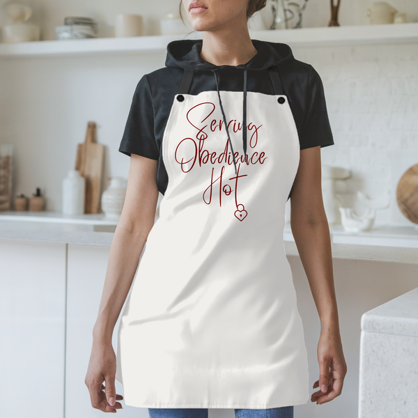 Kinky Submissive Apron - Serving Obedience Hot