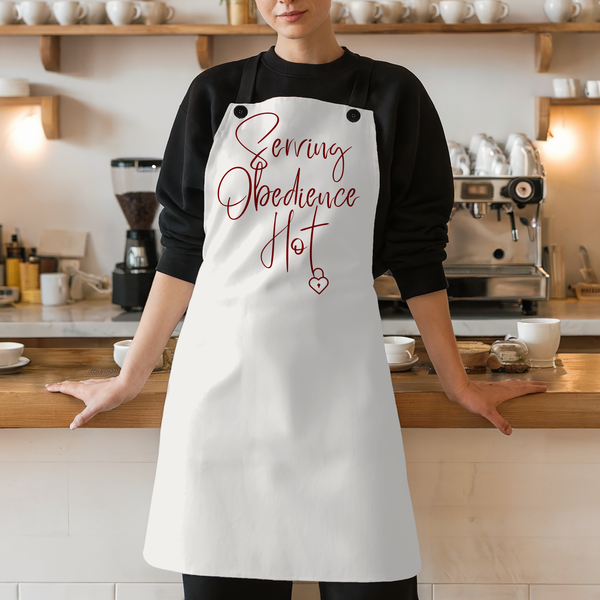 Kinky Submissive Apron - Serving Obedience Hot