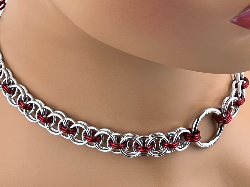 O Ring Chainmaille Collar