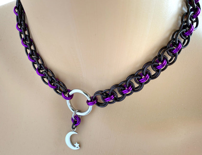 Witchy Submissive Day Collar Chainmaille